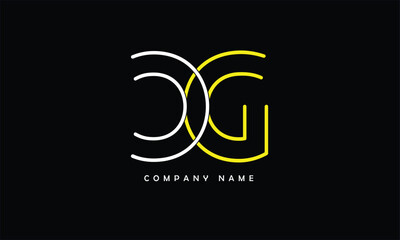 CG, GC, C, G Abstract Letters Logo Monogram