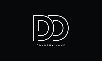 DD, DD Abstract Letters Logo Monogram