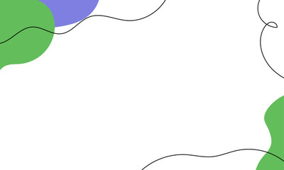 Obraz premium Flat design abstract background design