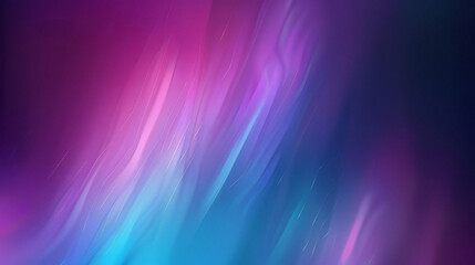 Obraz premium Vibrant abstract waves with neon colors on dark purple background