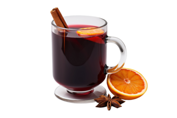 Symphony of Spiced Delight on a White or Clear Surface PNG Transparent Background..