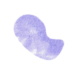 Abstract bright watercolor stain isolated Watercolor hand drawn