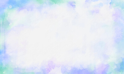 Abstract bright watercolor stain isolated Watercolor hand drawn