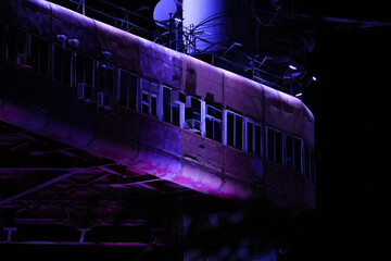 Tbilisi TV tower at night, Georgia