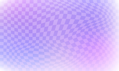 Gradient distorted checkered background