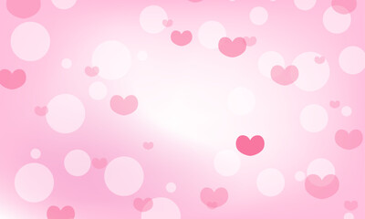 Blurred valentines day background design