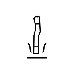 no cigar line icon