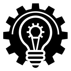 innovation icon silhouettes vector illustration on white background