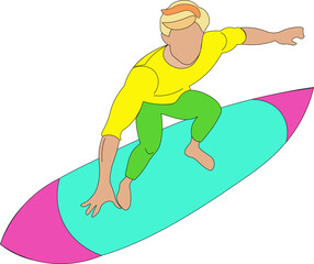 guy surfing, guy catching a wave