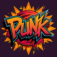 punk vector art 