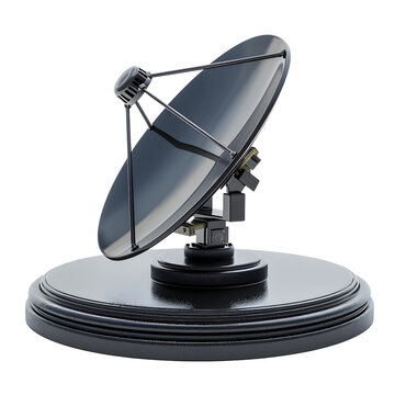 Advanced Satellite Dish Technology 3D Illustration