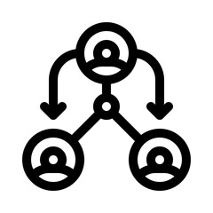 networking line icon