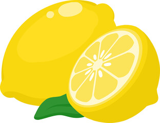 lemon slice with lemon