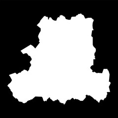 Csongrad Csanad county map, administrative district of Hungary. Vector illustration.