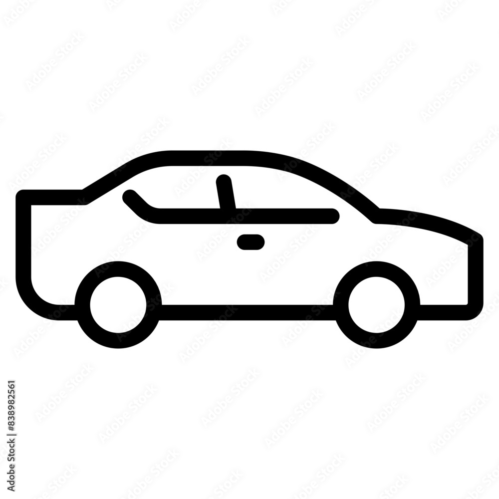 Wall mural car icon