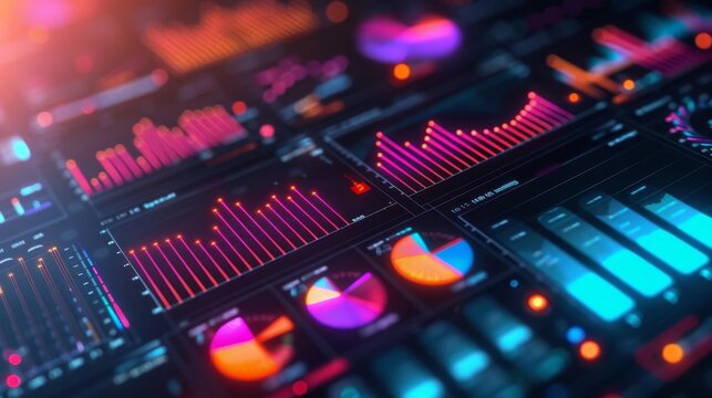 close-up of a campaign optimization dashboard, featuring detailed marketing data and analytics, showcasing how data-driven strategies enhance marketing performance 