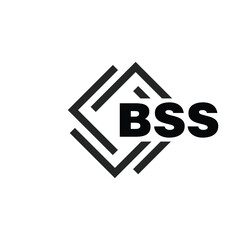 BSS letter logo design on white background. BSS logo. BSS creative initials letter Monogram logo icon concept. BSS letter design