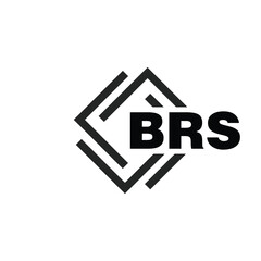 BRS letter logo design on white background. BRS logo. BRS creative initials letter Monogram logo icon concept. BRS letter design
