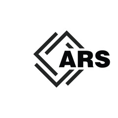 ARS letter logo design on white background. ARS logo. ARS creative initials letter Monogram logo icon concept. ARS letter design