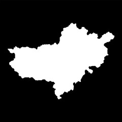 Obraz premium Nograd county map, administrative district of Hungary. Vector illustration.