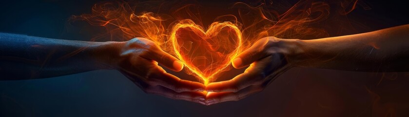 Bible holy spirit heart Illustration of the Holy Spirit filling a persons heart