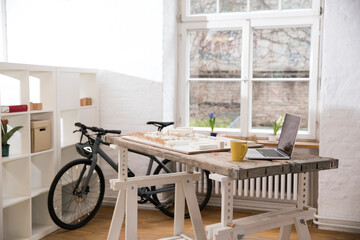 Interior of a modern informal office