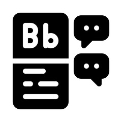 flashcard glyph icon