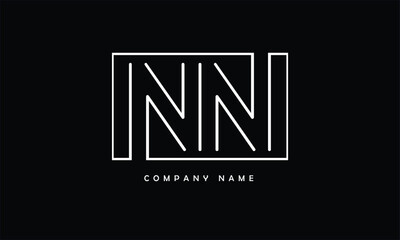 NN, NN Abstract Letters Logo Monogram