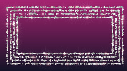 Realistic Background with Confetti of Glitter Particles. Sparkle Lights Texture. Celebration pattern. Light Spots. Star Dust. Christmass Design. Explosion of Confetti. Design for Advertisement.