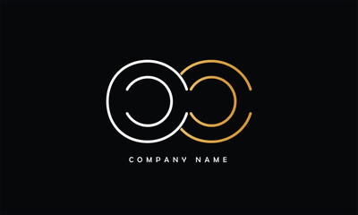 OO, OO Abstract Letters Logo Monogram