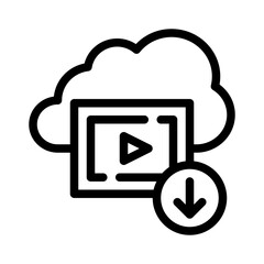 video line icon