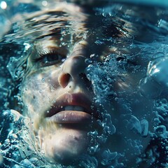 Underwater Photography: Natural Sunlight Filtering Through Water in Vibrant Detail