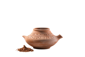 Serenity in a Sip on a White or Clear Surface PNG Transparent Background..