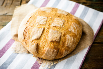 Pagnotta made of wheat flour