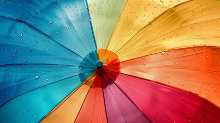 "Close-up of colorful fabric on sandy beach at sunset