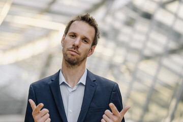 Portait of self-confident businessman