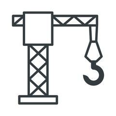 Crane icon vector design template