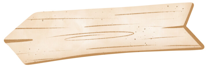 Arrows wooden sign. Minimal and earth tone 