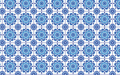Decorative flower blue color patterns for floor tiles, wall tiles 005 png