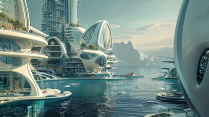 a future where cities float on water