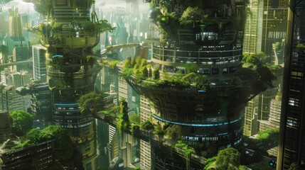 a future where human and plant life have evolved together