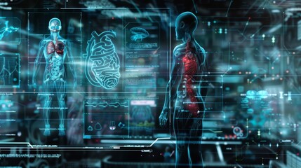 a future world where biotechnology has enabled humans to grow and regenerate organs