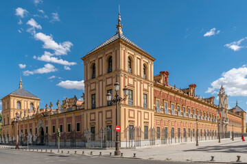 The Palace of San Telmo is the seat of the Presidency of the Government of Andalusia, Seville, Spain