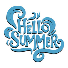 handwritten graffiti art about summer