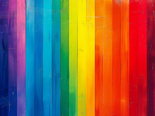 Naklejka premium A vibrant rainbow background with soft gradients blending seamlessly between the colors