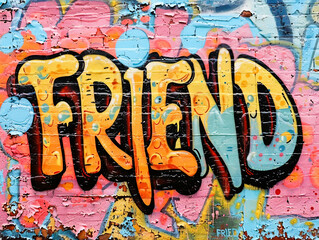 Fototapeta premium Graffiti of the word 