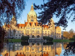 New Town Hall in the city Hanover.