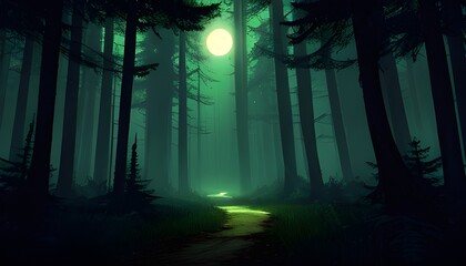 Obraz premium forest in the forest