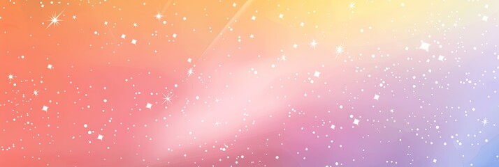 Fototapeta premium A soft gradient background with tiny white stars scattered subtly across the design