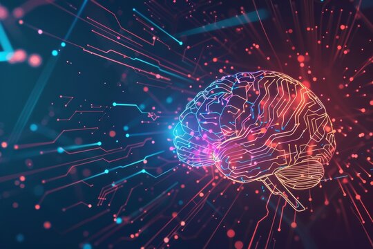 Brain-inspired AI, neuromorphic computing with artificial neural networks, spiking neurons and adaptive learning algorithms.